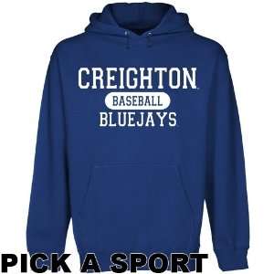  Creighton Bluejays Custom Sport Pullover Hoodie   Royal 