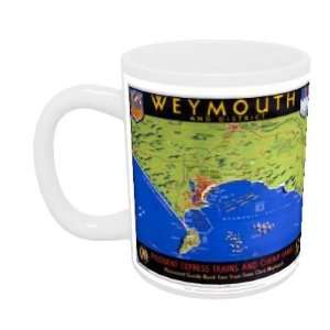  Weymouth and district map  Frequent Trains   Mug 