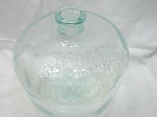   CO PURE FULTON WHISKEY GLASS BOTTLE JUG 2 GAL WINE MAKING COVINGTON KY