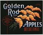 Butterfly Apple Crate Labels Unusual metallic label  