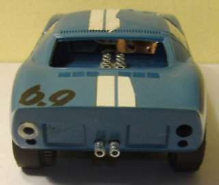 Cox 1/24 Ford GT Slot Car with Decals, 1960s  