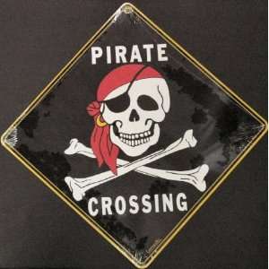  Pirate Skull and Crossbones Jolly Roger    Full Color 16 