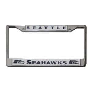  Seattle Seahawks NFL Chrome License Plate Frame 