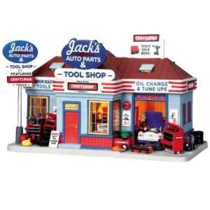 Lemax Village Collection Jacks Auto Parts and Tools  Exclusive