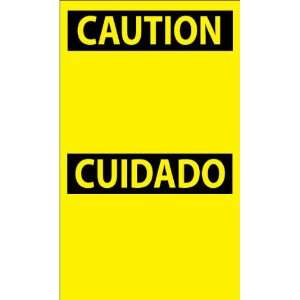  SIGNS CAUTION CUIDADO BLANK