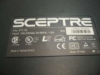 Sceptre PT17G PT1704A 17 LCD TFT monitor  