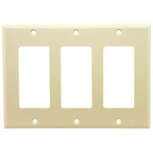  Plastic Light Switch Plates. Leviton Triple GFI Cover 