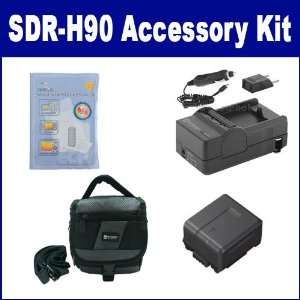  Panasonic SDR H90 Camcorder Accessory Kit includes SDM 