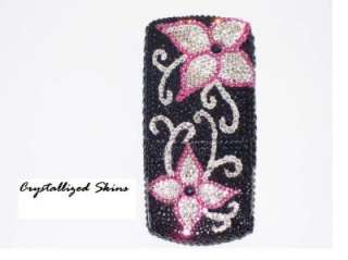   CASE COVER ENCRUSTED WITH SWAROVSKI CRYSTALS IN PINK TINKERBELL DESIGN