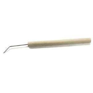 DISSECTING NEEDLE  CURVED WITH WOODEN HANDLE  Industrial 