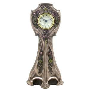  Rose Art Nouveau Clock