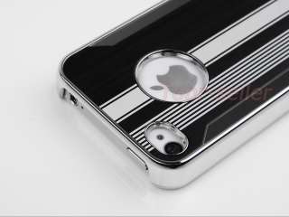   Aluminum Hard Case Cover Fr iPhone 4 4S & Protector + Stylus  