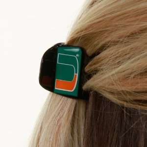 Miami Hurricanes 2 Pack Small Team Logo Jaw Clips  Sports 