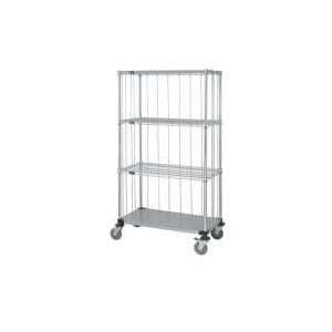  Wire Shelving Dolly Enclosure Cart   MD1860CG47RE   18 x 