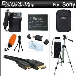 com Essential Accessories Kit For Sony Cyber Shot DSC TX10 Waterproof 