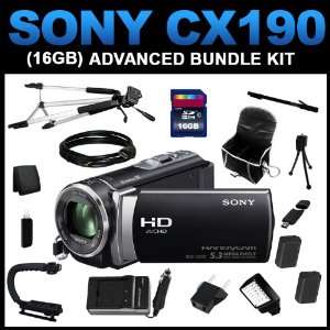  Sony HDR CX190 High Definition Handycam 5.3 MP Camcorder 