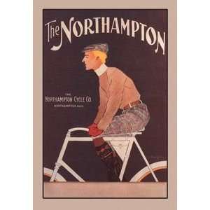  Northhampton Cycle   12x18 Framed Print in Black Frame 