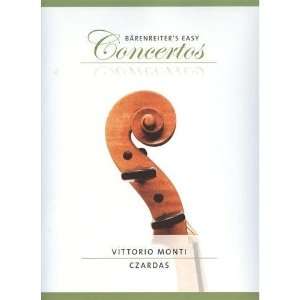  Monti, Vittorio   Czardas in F Major for Violin and Piano 