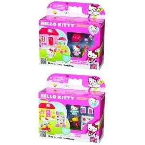    Hello Kitty Megabloks Schoolhouse and Candy Store Toys & Games