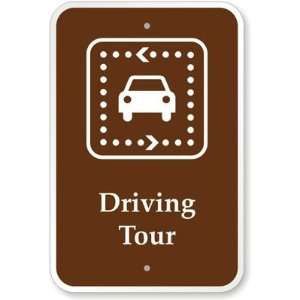  Driving Tour (with Graphic) Engineer Grade Sign, 18 x 12 