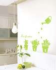Herb Garden Adhesive Removable Wall Decor Accents Graphic Sticker 