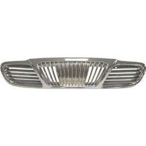 98 02 DAEWOO LANOS GRILLE, All Chrome (1998 98 1999 99 2000 00 2001 01 