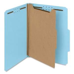  Classification Folder, 1Div 2Exp, 2/5 Cut, Ltr, 10/BX, BE 