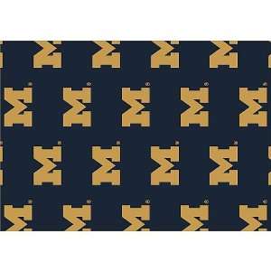  Michigan Wolverines College Team Repeat 5x7 Rug from 