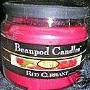 BEANPOD SOY CANDLE 4.5 oz JAR RED CURRANT CHRISTMAS WINTER FRAGRANCE