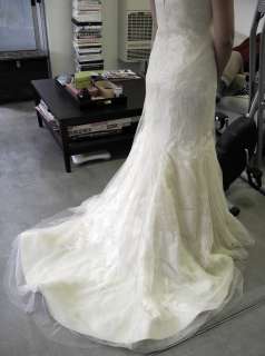 NEW Vera Wang Strapless Lace Wedding Gown 2G089 Ivory 4  