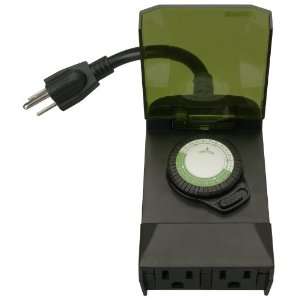   50011 Outdoor 24 Hour Mechanical Outlet Timer Box