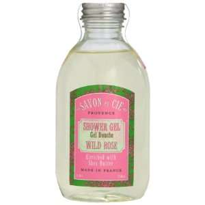  Savon et Cie Wild Rose Shower Gel, 8.4 oz (250 ml) (Pack 