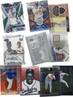 BASEBALL COLLECTION GAME USED LOT AUTO PATCH JERSEY 1/1 AUTOGRAPH 