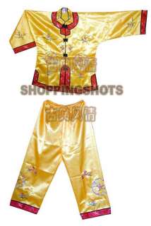 chinese suits for kid`s dress gown clothing 526117 gold  