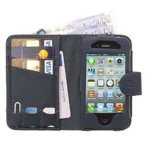   Wallet Case for iPhone 4G Royal Blue NEW Cell Phones & Accessories