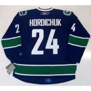 Darcy Hordichuk Vancouver Canucks Reebok Premier Jersey   Large