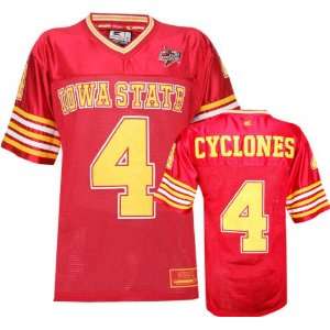  Iowa State Cyclones  Team Color  Franchise Football Jersey 