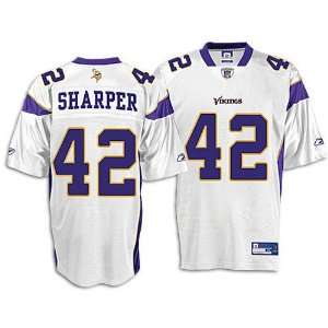  Darren Sharper Vikings White NFL Replica Jersey ( sz. L, White 