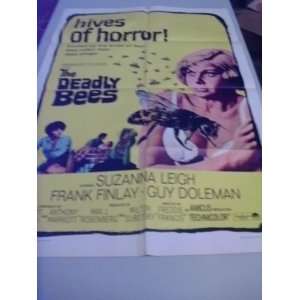  Vintage 1967 THE DEADLY BEES RARE SCI FI HORROR ONE SHEET 