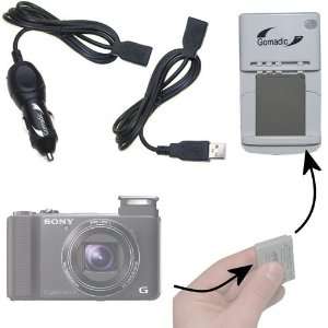  Portable External Battery Charging Kit for the Sony Cyber shot DSC 