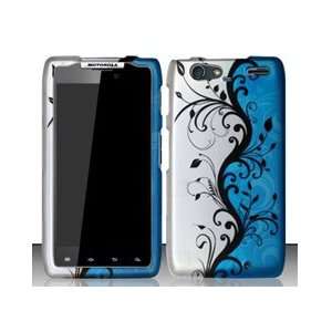   Blue Vines Design Hard Case Snap On Protector Cover + Free Wrist Band