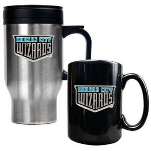  Kansas City Wizards MLS Stainless Steel Travel Mug and 