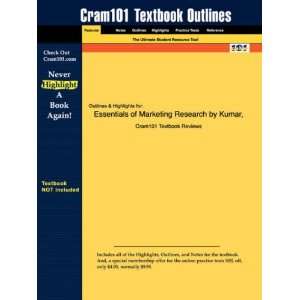 com Studyguide for Essentials of Marketing Research by Kumar & Aaker 