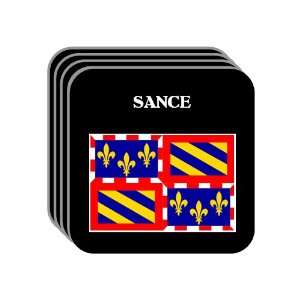  Bourgogne (Burgundy)   SANCE Set of 4 Mini Mousepad 