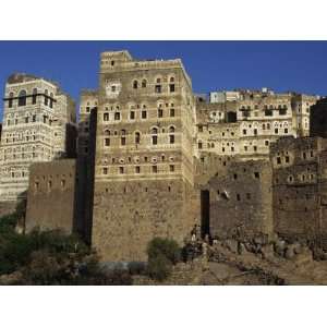 , Typical Architecture of the Area, Mahwit, Sana Region, North Yemen 