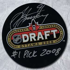   STAMKOS SIGNED 1st Pick 2008 Draft Day Puck Sports Collectibles