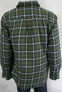 Levis Flannel Fleece Lined Shirt /Jacket Green (L)  
