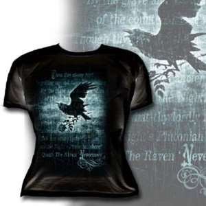  Nevermore Edgar Alan Poe Inspired Gothic T Shirt