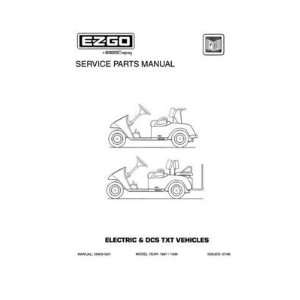   Parts Manual for Electric and DCS TXT Golf Cars Patio, Lawn & Garden