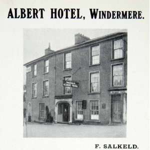 1912 Ad Albert Hotel Bowness Windermere Hotel Cumbria 